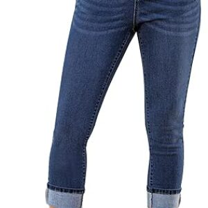 GRAPENT Pull On Jeans for Women High Waisted Skinny Capri Pants Trendy Stretch Denim Cropped Jeans Crop Jeggings Capris