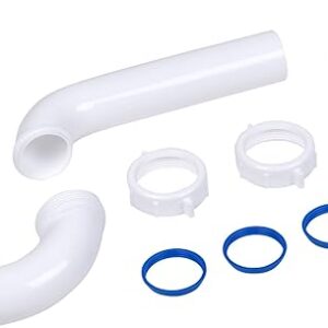 Dearborn P9703WBG 1-1/2″ P-Trap with Threaded PVC Adapter, and Reversible J-Bend, Bagged w/ True Blue Washer