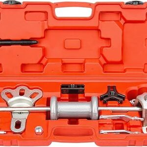 9-Way Slide Hammer Puller Set, Front Wheel Hub Bearing Remover & Rear Wheel Axle Hub Dent Shaft Puller Tool Kit Wheel Bearing Removal Tool