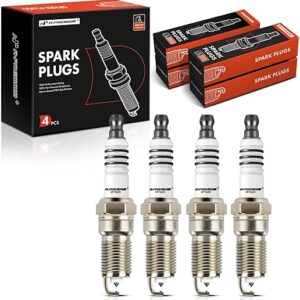 A-Premium Iridium Platinum Spark Plugs Compatible with Ford Escape, Focus, Ranger, Tempo & Chevrolet Malibu, Cavalier & Mazda 6, 5, Tribute…