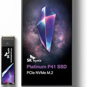 SK hynix Platinum P41 1TB PCIe NVMe Gen4 M.2 2280 Internal Gaming SSD, Up to 7,000MB/S, Compact M.2 Form Factor – Internal Solid State Driv…
