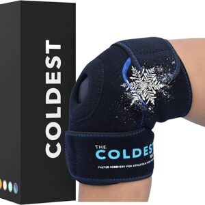 The Coldest Knee Ice Pack Wrap, Hot and Cold Therapy – Reusable Compression Best for Meniscus Tear, Injury Recovery, Bursitis Pain Recovery,…