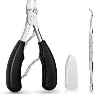 Toenail Clippers, Medical Grade Toe Nail Trimmer, Nail Clippers for Thick Nails or Ingrown Toenail Tool, Stainless Steel Sharp Pedicure Toe…