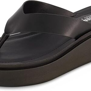 CUSHIONAIRE Women’s Pippin thong platform sandal with +Memory Foam