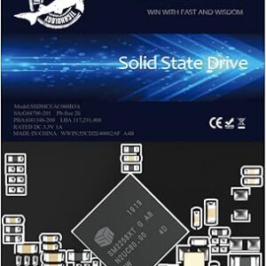 SSD mSATA 512GB Dogfish Internal Solid State Drive High Performance Hard Drive for Desktop Laptop SATA III 6Gb/s Includes SSD 16GB 32GB 60G…