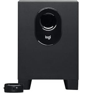 Logitech Z313 2.1 Multimedia Speaker System with Subwoofer, Full Range Audio, 50 Watts Peak Power, Strong Bass, 3.5mm Inputs, PC/PS4/Xbox/T…