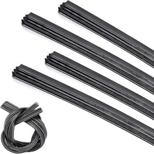 4 PCS Car Windshield Wiper Blade, 28″ High Toughness Noise-reducing Environmentally Friendly Boneless Wiper Rubber Strip, Modification Acce…