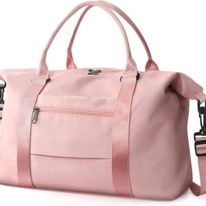 Travel Duffle Bag, Waterproof Weekender Bag Carry On Tote Bags for Women, Travel Essentials Sport Gym Bag for Men, Hospital Bag for Labor a…
