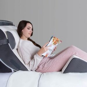 Kӧlbs Bed Wedge Pillow Chic Jacquard Cover Wedge Pillow for Sleeping and Acid Reflux, Heartburn (4 Piece Wedge Set)