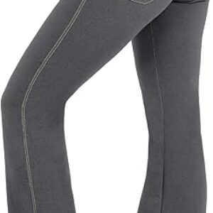 Nirlon Crossover Bootcut Jeggings for Women – Flare Leggings for Women Tummy Control Regular and Plus Size Jeggings