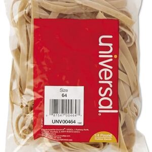 Rubber Bands, Size 64, 0.04″ Gauge, Beige, 4 oz Box, 80/Pack