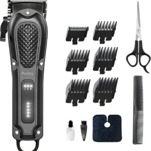 Hair Clippers for Men Professional – Cordless&Corded Barber Clippers for Hair Cutting & Grooming Rechargeable Beard Trimmer