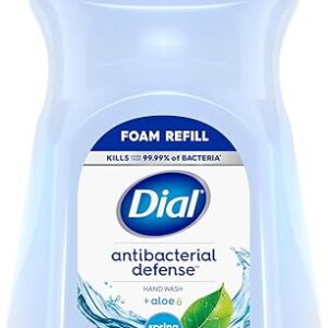Dial Antibacterial Foaming Hand Soap Refill, Spring Water, 52 fl oz