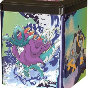 Pokemon TCG: Stacking Tin (Q1 2025) – 3 Packs, Stickers (Random Design)