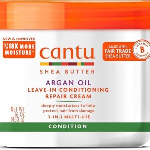 Cantu Leave-In Conditioning Repair Cream with Argan Oil, 16 oz