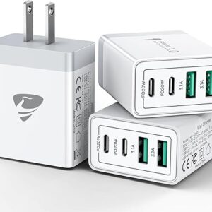 3-Pack 40W USB C Wall Chargers
