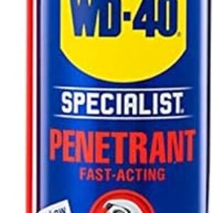 WD-40 Specialist Penetrant with Smart Straw, Penetrant for Metal, Rubber and Plastic Threads, Locks and Nuts, Industrial Strength Fast-Acti…
