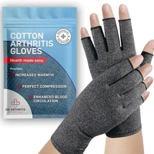 Open-Fingertip Compression Arthritis Gloves