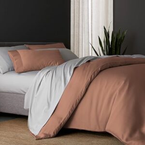 Bamboo Viscose Duvet Cover Set – Clay