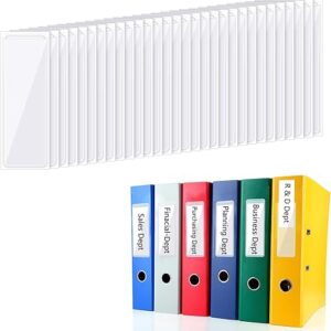 120 Clear Self-Adhesive Label Holders