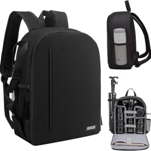 CADeN Camera Backpack Bag Professional for DSLR/SLR Mirrorless Camera Waterproof, Camera Case Compatible for Sony Canon Nikon