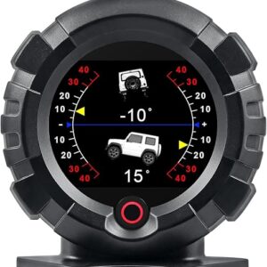 ARTILAURA GPS Speedometer Inclinometer Off-Road Angle Slope Meter Altimeter Tilt Car Overspeedometer Alam