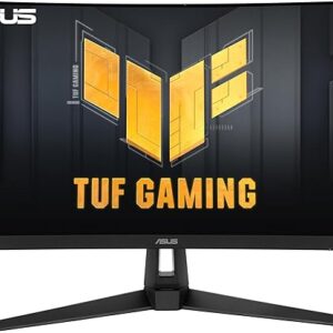 ASUS TUF Gaming VG27WQ1B 27” Curved Monitor, 1440P WQHD (2560 x 1440), 165Hz (Supports 144Hz), 1ms, Adaptive-sync/FreeSync Premium, Extreme…