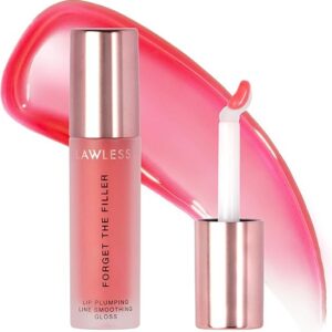 Forget the Filler Lip Plumping Line Smoothing Gloss – Cherry Vanilla – Premium Volumizing Lip Gloss with Natural Ingredients Designed to Pl…