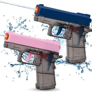 2 Pack Water Guns for Kids – Squirt Gun Water Blaster Soaker Water Pistol Toys for Toddlers Child Boys Girls, Ideal Summer Gifts for Swimmi…