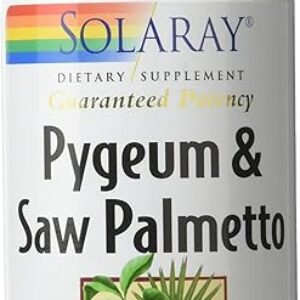 Solaray Pygeum and Saw Palmetto Supplement, 60 Count