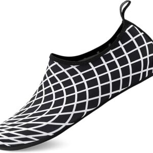 Womens Mens Water Shoes Barefoot Slip-On Quick Dry Non Slip Aqua Socks for Beach Swim Yoga Exercise Sports