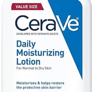 CeraVe Daily Moisturizing Lotion for Dry Skin, Body Lotion & Face Moisturizer with Hyaluronic Acid and Ceramides, Daily Moisturizer, Fragran…