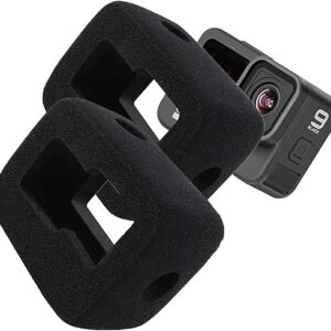 Hero 12/11/10/9 Foam Windshield Case – Windscreen & Windslayer Cover Video Noise Reduction Accessory