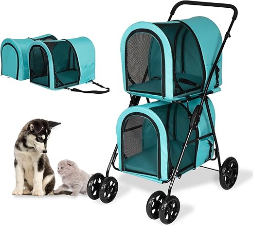 Kinbor 3-in-1 Foldable Pet Stroller