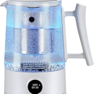 Hydrogen Water Pitcher Generator, 1.5 L / 52.8 oz Large Capacity Hydrogen Generator Water Kettle, SPE and PEM Technology, Hydrogen Rich Wat…
