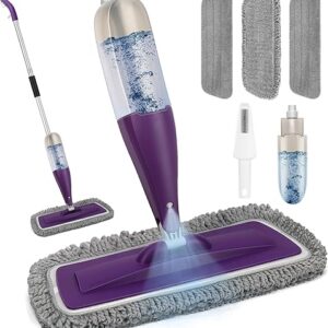 Spray Mop with Washable Microfiber Pads