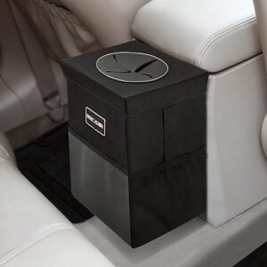 Collapsible Car Trash Can with Lid