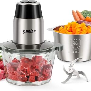 GANIZA Electric Food Processor with Meat Grinder