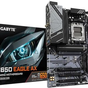 GIGABYTE B650 Eagle AX AM5 LGA 1718 AMD B650 ATX, DDR5 Triple M.2, PCIe 5.0, USB 3.2 Gen2x2 Type-C, AMD Wi-Fi 6E, Realtek GbE LAN