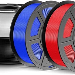 JAYO PETG Filament 1.75mm Bundle 4.4KG, Strong Toughness PETG 3D Printer Filament, Dimensional Accuracy +/- 0.02 mm, Fits for Most FDM 3D P…