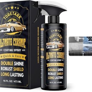 Carceracot Ceramic Coating for Cars (16 oz.), Unmatched Shine Nano Car Wax Coating Spray, No Pungent Smell, Quick Detailer Spray Wax, LONG …