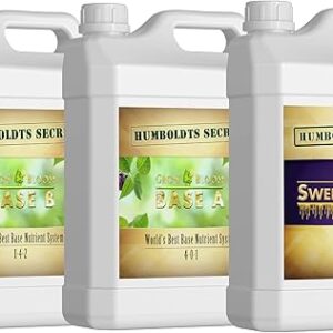 Humboldts Secret A & B Liquid Hydroponics Fertilizer – Nutrients for Outdoor, Indoor Plants (32 oz) w/Sweet & Sticky – Carbohydrate and Sac…