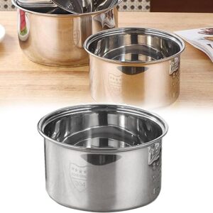 Compatible with Zojirushi NS-TSC10 Rice Cooker Inner Pot Stainless Steel Rice Cooker Inner Bowl, 3 litres, 8.19″*4.29″