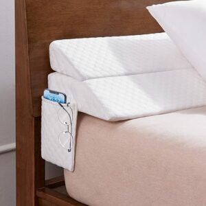 EUHAMS Twin Size Bed Wedge Pillow – Bed Gap Filler Mattress Wedge Headboard Pillow Close The Gap 0-7″ Between Your Headboard and Mattress o…