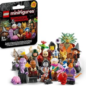 LEGO 71047 Dungeons & Dragons Collectible Minifigures – 1 Random Mystery Pack (12 Characters Total to Collect)