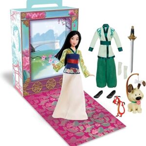Official Mulan Story Doll, Mulan, 11 Inches, Fully Posable Toy in Glittering Outfit – Suitable for Ages 3+ Toy Figure, Gifts for Girls, New for 2023?