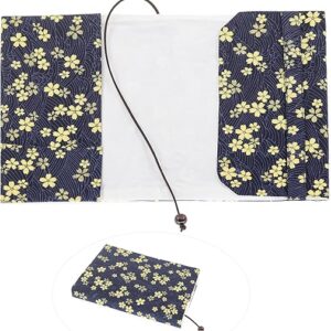 1PC A5 Size Small Canvas Paperback Book Cover Protector Fit for 5.5×8.2 inch Paperbacks Fabric Book Sleeve Cover Protector for Hardcover So…