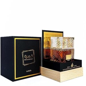 Lattafa Khamrah – Vanilla, Warm Spicy, Amber, Cinnamon – Eau de Parfum Long-Lasting Fragrance for Unisex, 3.40 Ounce / 100 ml