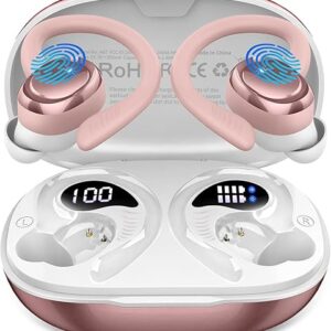 Bluetooth 5.4 Wireless Sport Earbuds with Mic