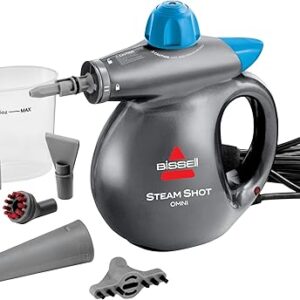 BISSELL® Steam Shot™ Omni handheld portable steam cleaner for tile, grout, windows, bathrooms, kitchens, includes 7 tools